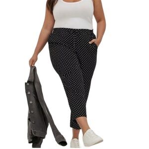 Torrid Challis Polka Dot Pants
